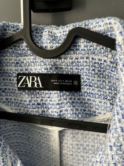 Твидовый костюм zara