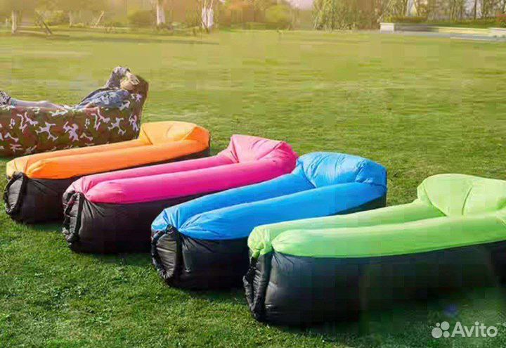 Надувной лежак матрас