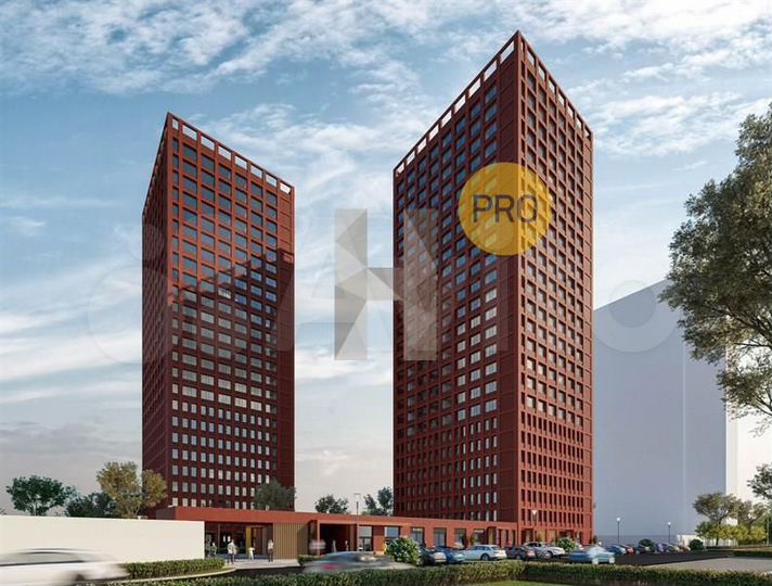 2-к. квартира, 61,7 м², 20/25 эт.