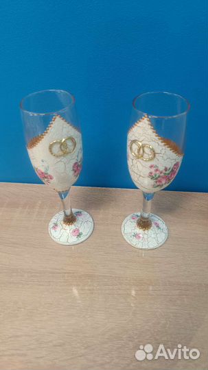 Бокалы свадебные