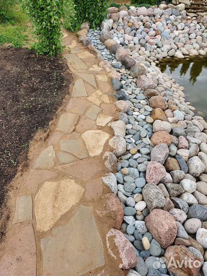 Дренажи, Мощение,Газон