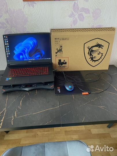 Игровой ноутбук msi katana 17