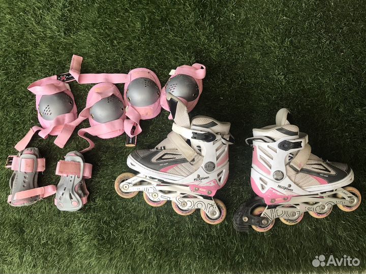 Роликовые коньки детские раздвижные