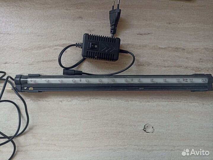 LED подсветка аквариума с аэратором