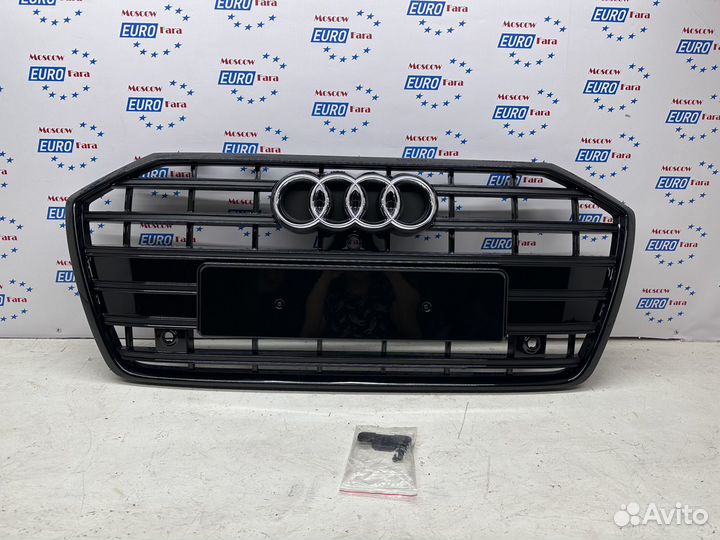 Решетка радиатора Audi A6 C8 стиль S6 черная