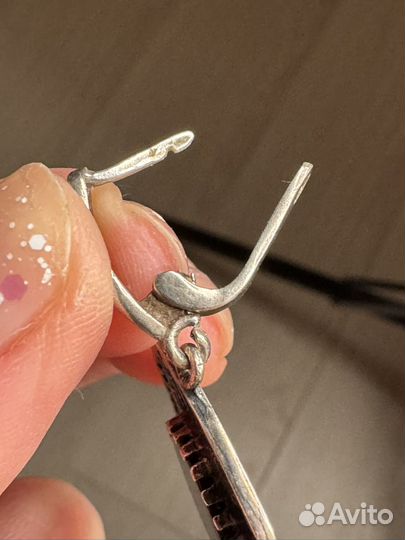 Серьги серебрянные