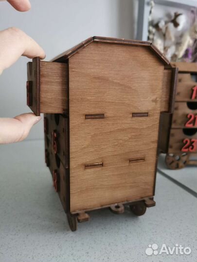 Адвент календарь Новогодний паровоз