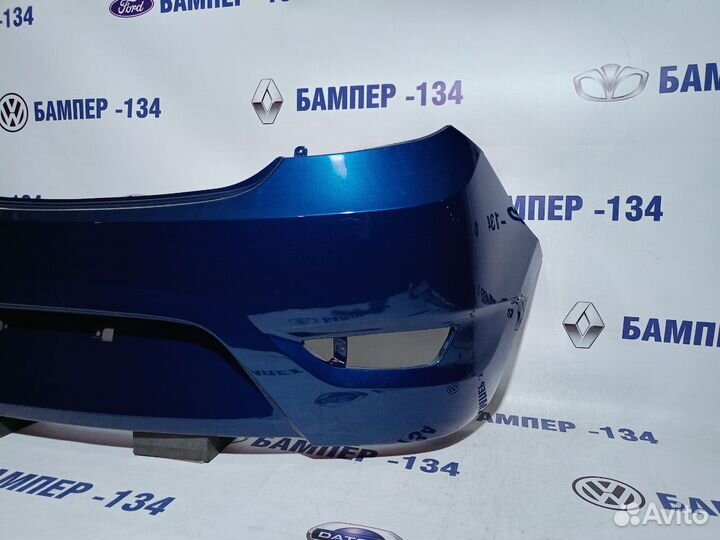 Бампер задний hyundai solaris 1 хэтчбек синий WGM