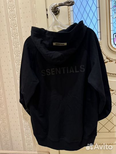 Зип худи essentials fear of god