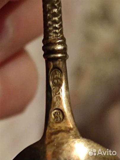 Антикварные серебрянные ложки 19 века