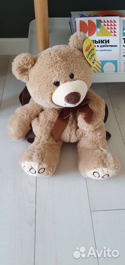 Плюшевый медведь новый рюкзак для конфет