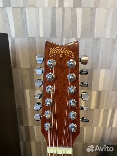 Акустическая гитара washburn 12 струнная