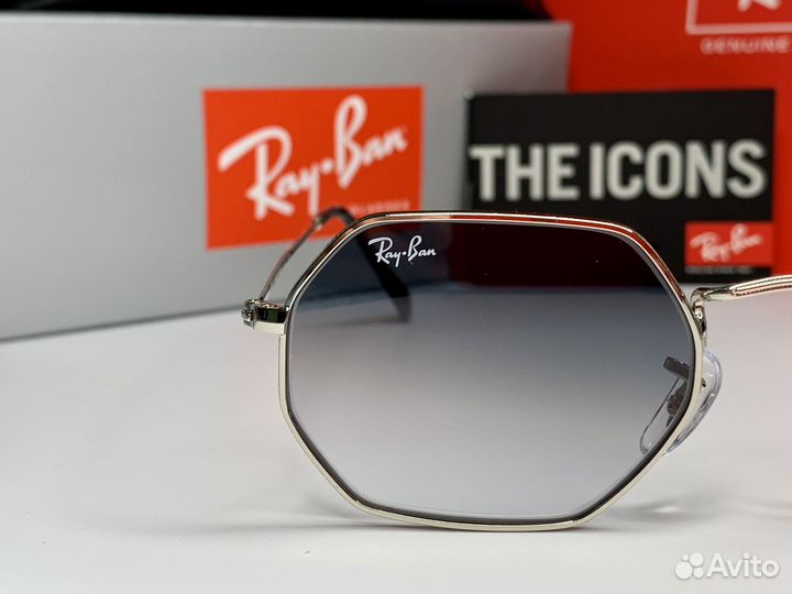 Очки Ray Ban Octagonal пепельный