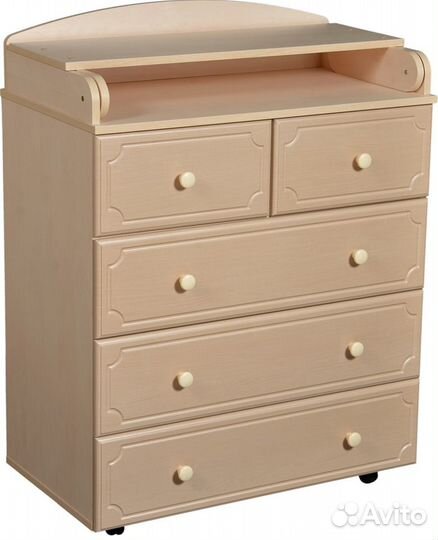 Комод с пеленальным столиком Кедр Victoria мдф 805