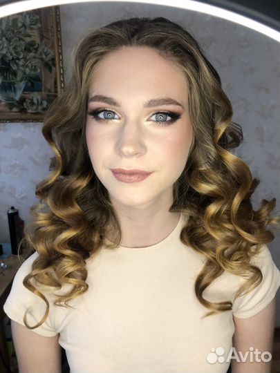 Макияж+Причёска в 4 и в 2 руки,выезд на дом