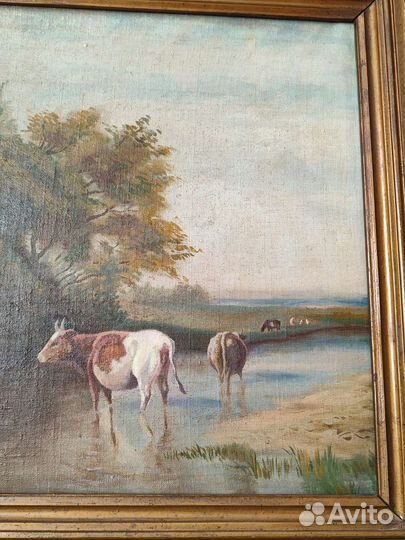 Картина маслом. Холст. До 1917 года