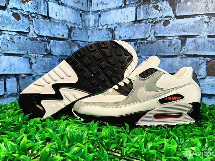 Мужские кроссовки Nike Air Max 90 серые