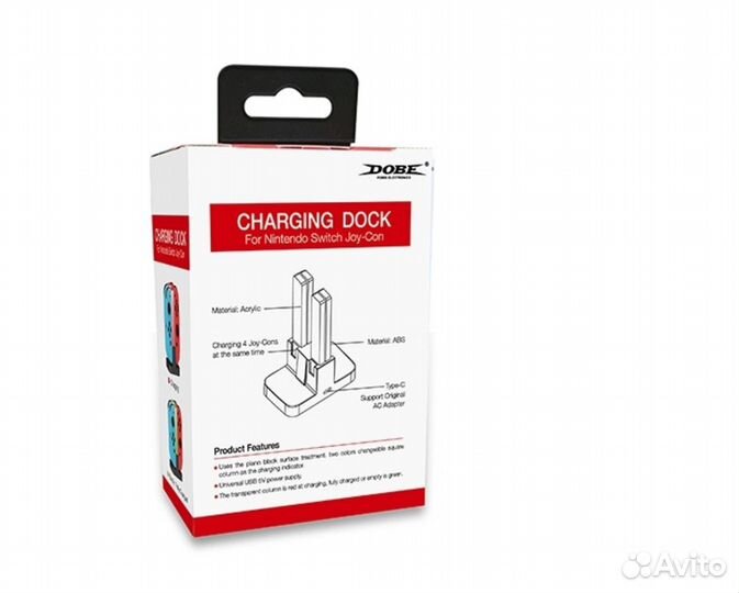Dobe Зарядная станция для контроллеров Joy-Con