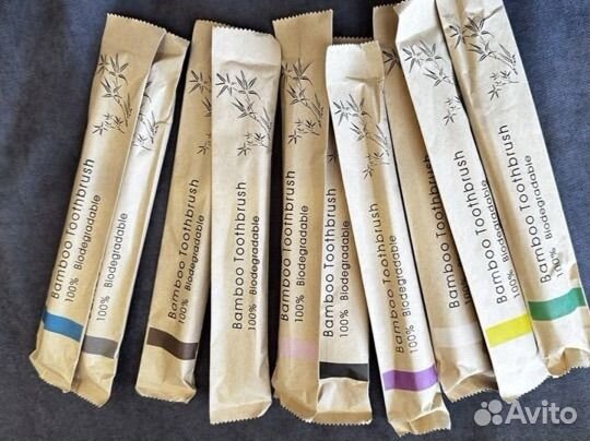 Зубные щетки из бамбука новые