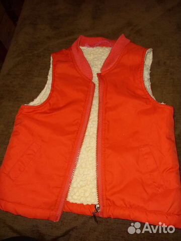 Жилетка для девочки балоньевая с подкладкой