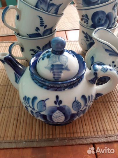 Чайный сервиз гжель
