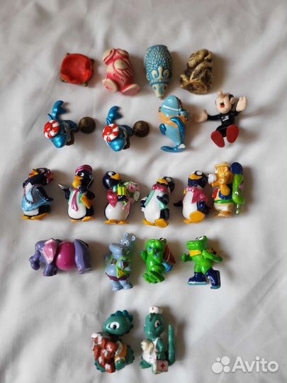 Игрушки из киндер сюрприз 90 г