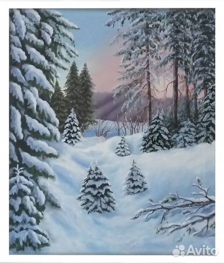 Картина маслом на холсте 