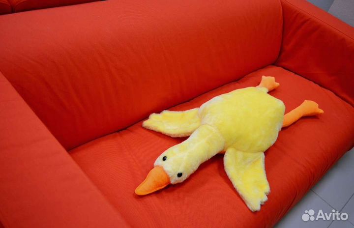 Плед-подушка-игрушка 3 в 1 Гусь-обнимусь, 95см