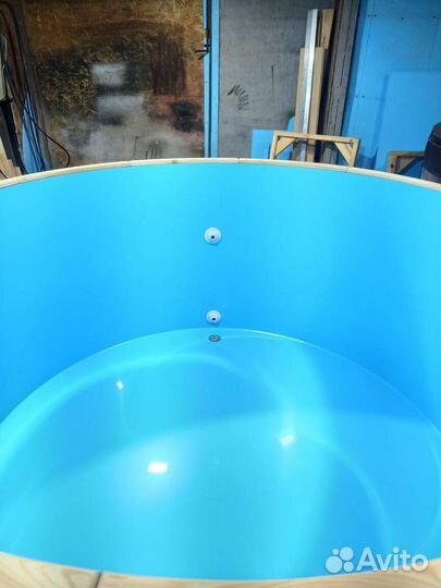 Круглая купель из полипропилена