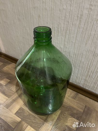 Бутыль стеклянный 10 литров для вина