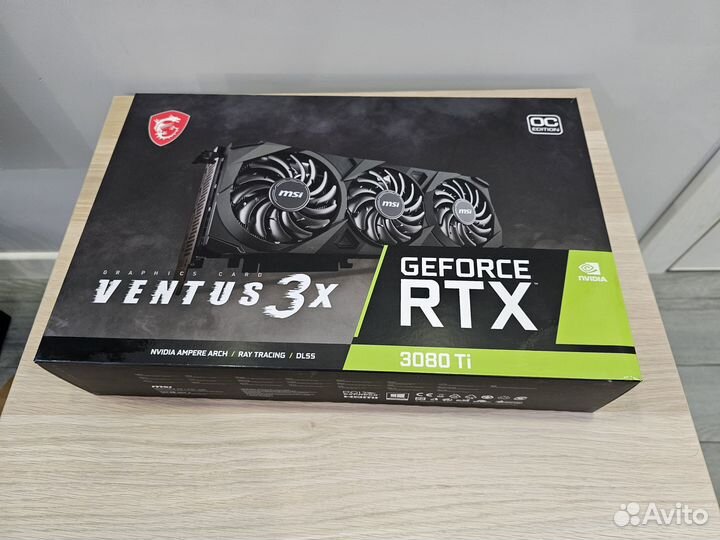 Видеокарта MSI GeForce RTX 3080 Ti ventus 3X OC