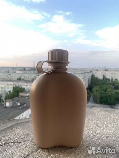 Фляга армейская пластик