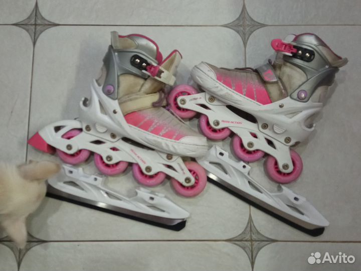 Роликовые коньки детские раздвижные