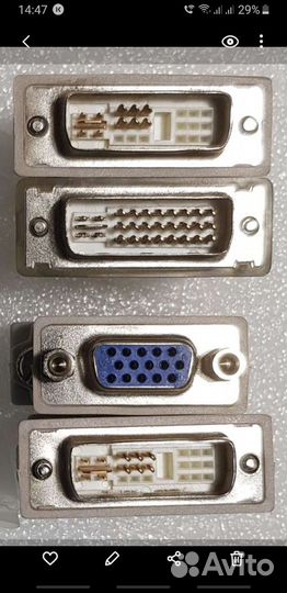 Кабель VGA VGA и переходники DVI VGA