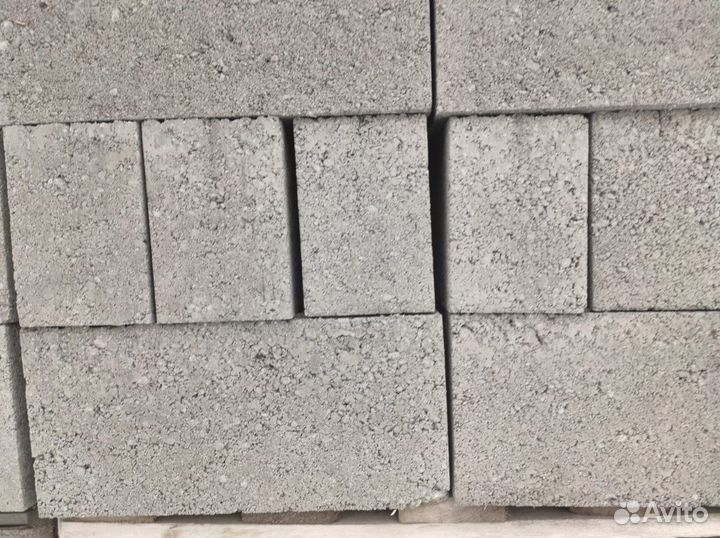 Полнотелый полублок керамзитный М50