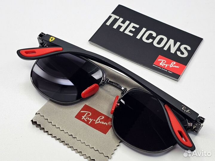 Очки Ray Ban 3698 M Ferrari Чёрные