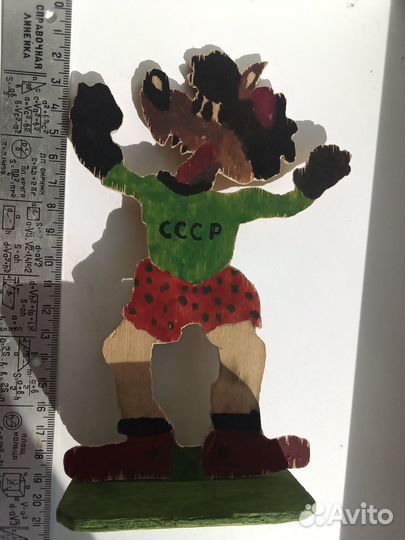 Фигурка конек Горбунок на подставке Фанера дерево