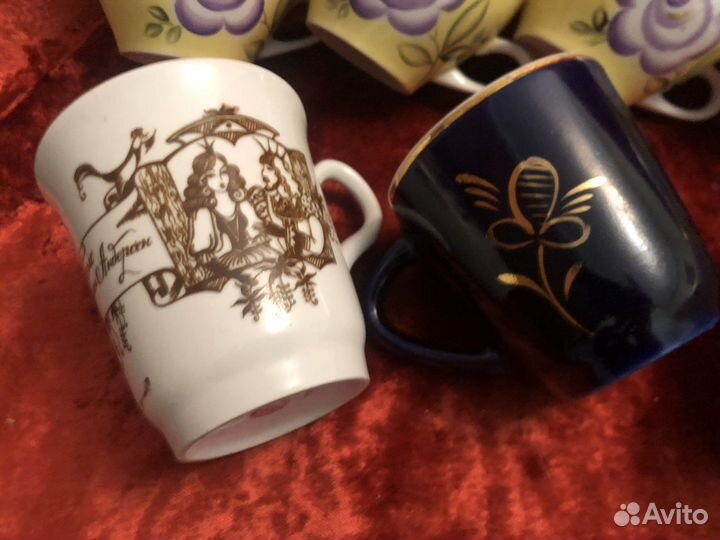 Чайные чашки бокалы СССР