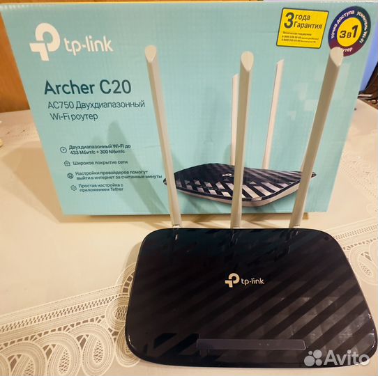 Wifi роутер tp link archer c20