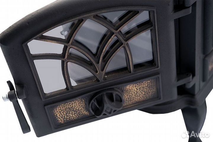 Печь-камин чугунная 