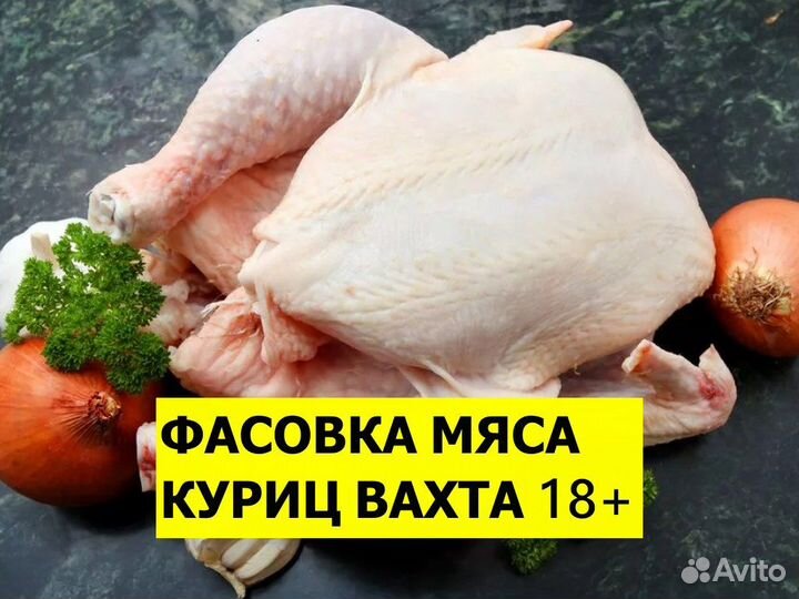 Вахта фасовщик мяса кур / Ст. Староминская