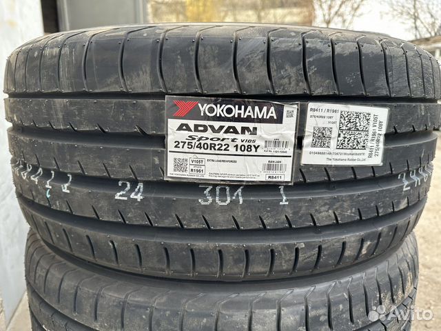 Yokohama Advan Sport V105 275/40 R22 108Y