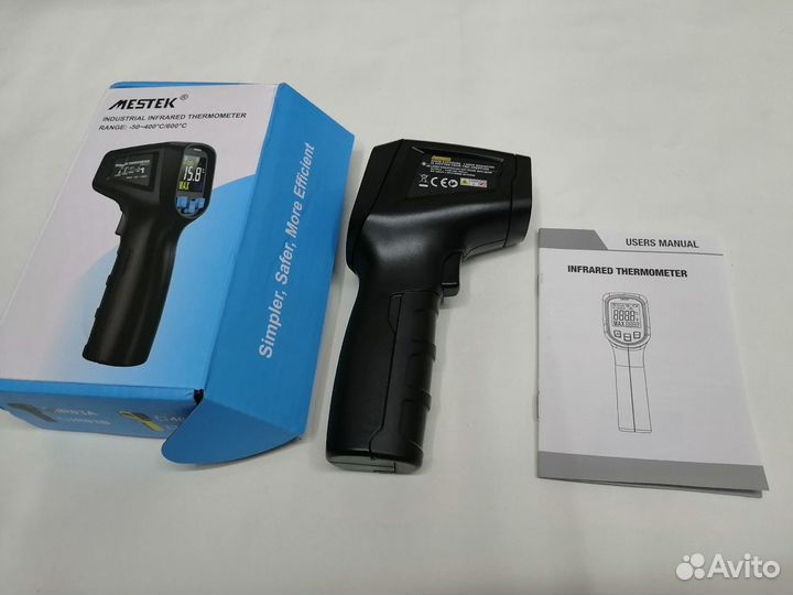 Цифровой бесконтактный пирометр ик