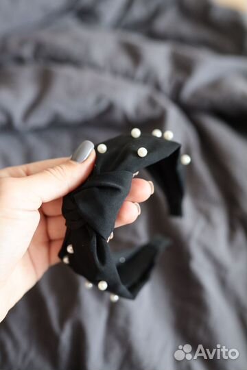 Ободок женский c бусинами