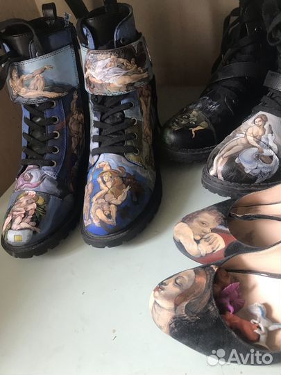 Художник, кастомизация обуви, золочение