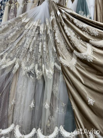 Комплект шторы и тюль