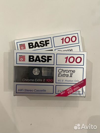 Аудиокассеты basf 100