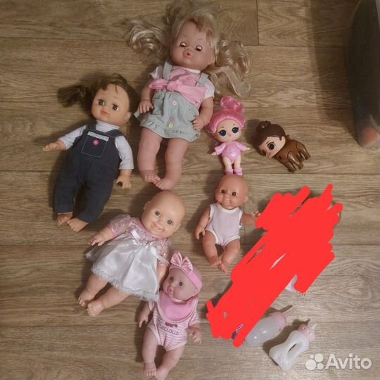 Куклы, пупсы пакетом