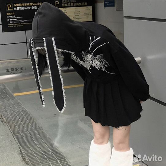 Худи y2k/худи с ушками/худи с али