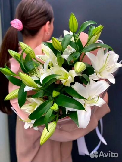 Нежные Лилии для Девушки. Цветы с Доставкой